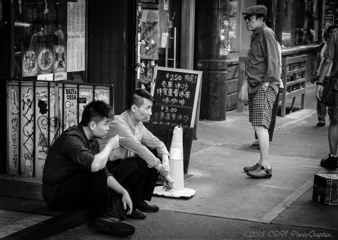Sidewalk, Chinatown...