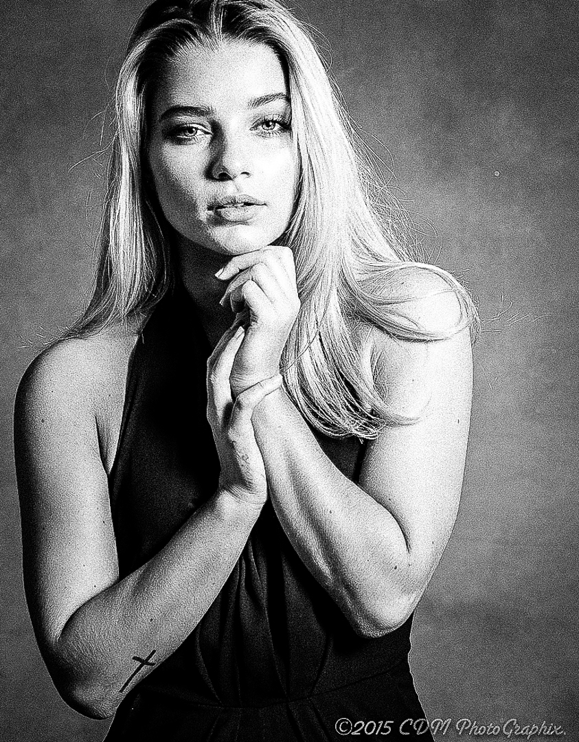 Madeleine, Studio (SLIC) #2 (B+W)